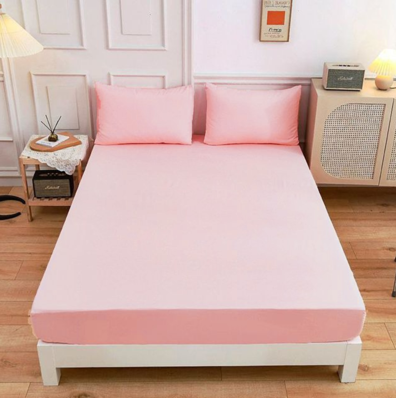 Husa Bumbac Organic 100x200 Roz