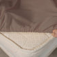 Husa Bumbac Cottone cu elastic 90x200,Maro