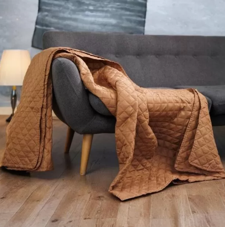 Cuvertura 150x210 dublu trafic uni maro