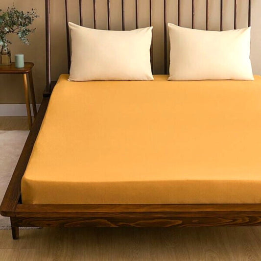 Husa Bumbac Organic 140x200 Mustar