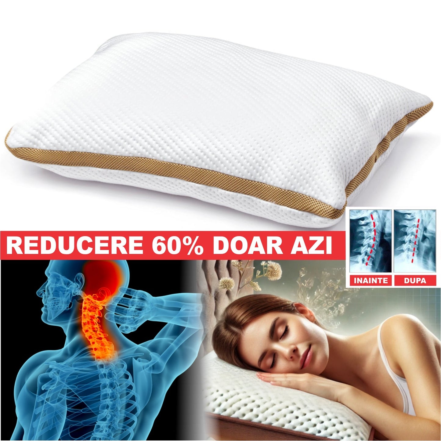 Perna Premium Natur Therm 50x70cm